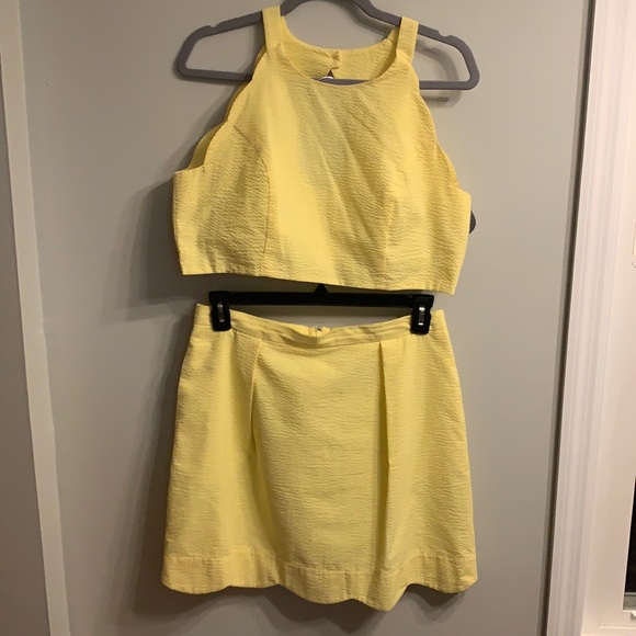 Lauren James Dresses & Skirts - Lauren James Two Piece Set -Matching Skirt & Crop Top